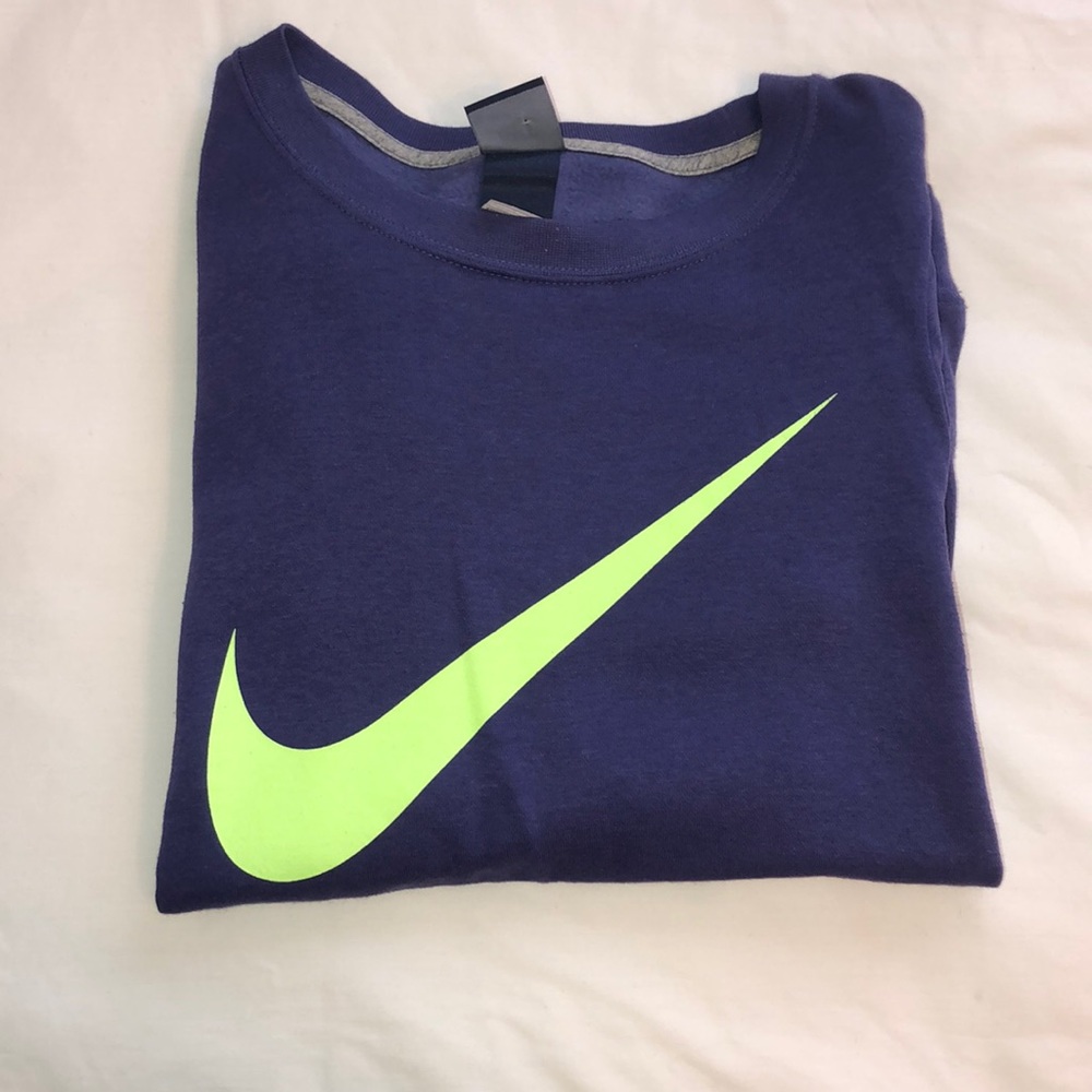Purple Nike Crewneck
